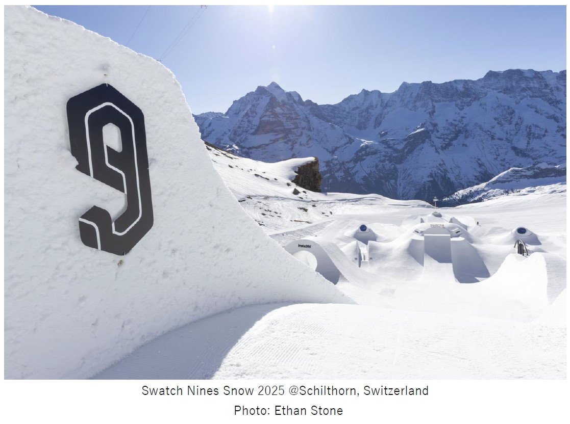 世界最高峰のアクションスポーツイベント “Swatch Nines Snow